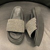 LFGJ 3014    性感水钻厚底外穿休闲一字女凉拖鞋 商品缩略图5