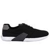 PRADA 普拉达 男士织物拼皮系带休闲运动鞋 黑色 4E3167 3H8I F0MSK 商品缩略图1