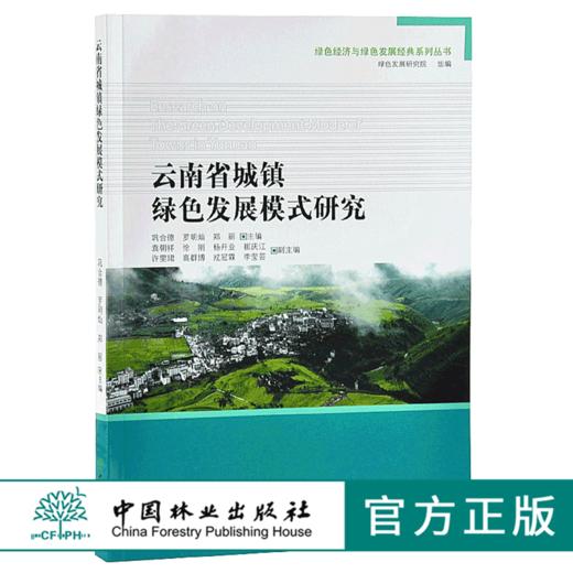 云南省城镇绿色发展模式研究 9919 绿色经济与绿色发展经典系列丛书 中国林业出版社 正版畅销书 商品图0