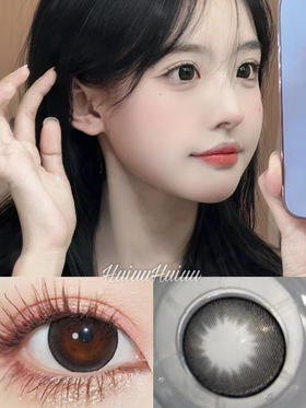 【大直径】Recolook-泡泡嘟嘟黑14.5mm【年抛 0-800度 无525/575】