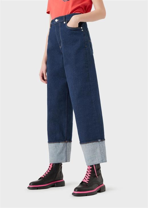 E ARMANI 便服裤  3L2J932DP3Z-0941 .96%COTTON 4%POLYESTER 商品图0