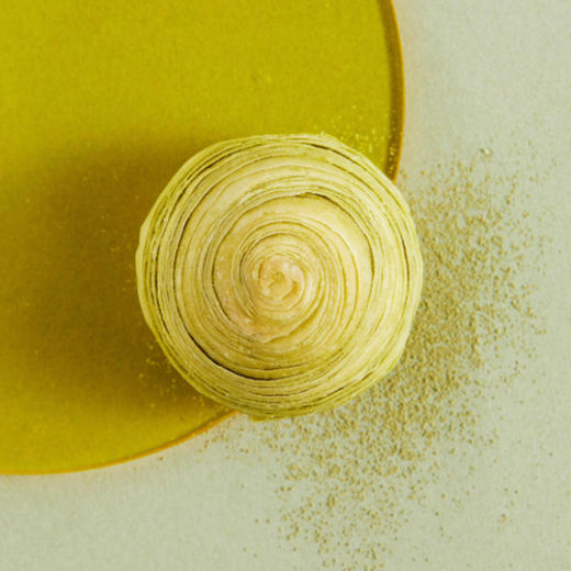 翡翠龙井绿燕窝星球酥月饼 商品图0