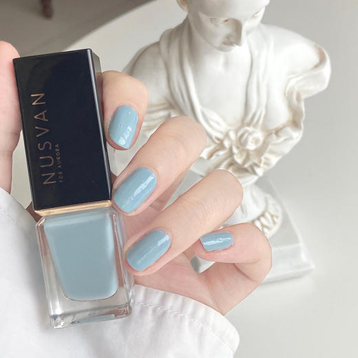 「夏日仙女美甲」NUSVAN时尚指甲油 奶茶系列双色可撕拉指甲油4gx2支 夏日度假系列不可撕拉指甲油9ml/支 水性健康 免烤速干 气味清新 商品图10