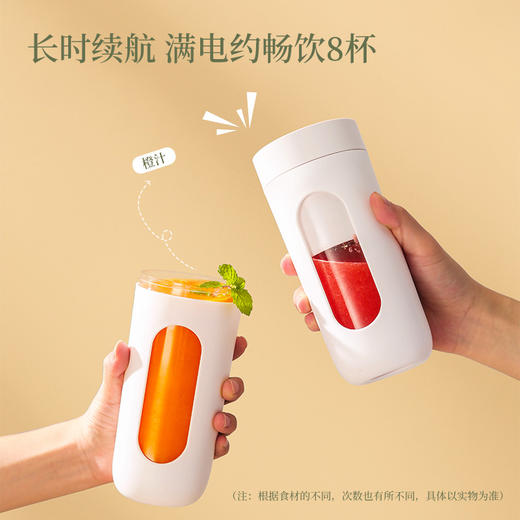 【清凉一夏榨汁机】夏日便携式随身榨汁机 小型手摇榨汁杯迷你电动果汁机 商品图1