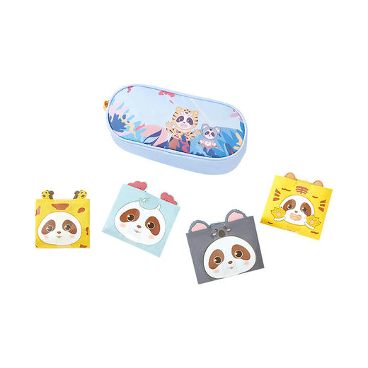 又见美物莫西儿童收纳五件套EB5501文具包笔袋鞋袋净衣袋脏衣带玩具收纳袋 商品图1