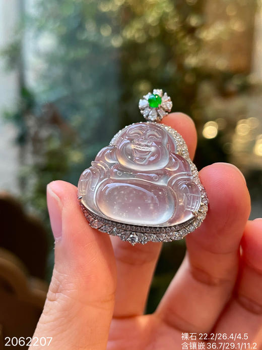 2062207，玻璃佛公吊坠，49999 商品图0