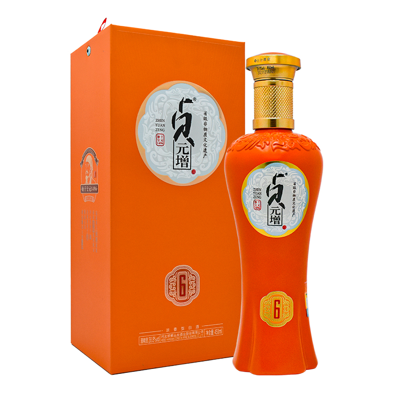 [白酒]贞元增6绵柔38.8度450mL