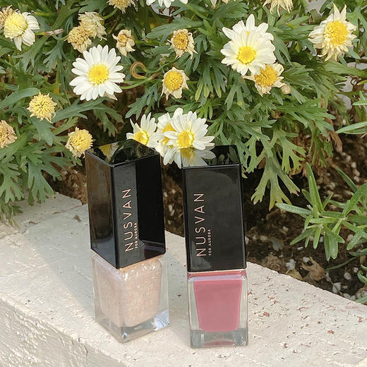 「夏日仙女美甲」NUSVAN时尚指甲油 奶茶系列双色可撕拉指甲油4gx2支 夏日度假系列不可撕拉指甲油9ml/支 水性健康 免烤速干 气味清新 商品图13