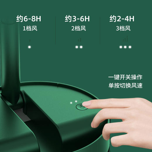 新款桌面折叠伸缩风扇学生宿舍便携收纳静音小风扇家用台式电风扇 商品图4