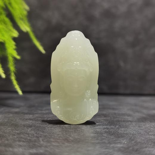 【御珠宫坊】白玉观音挂件 商品图0