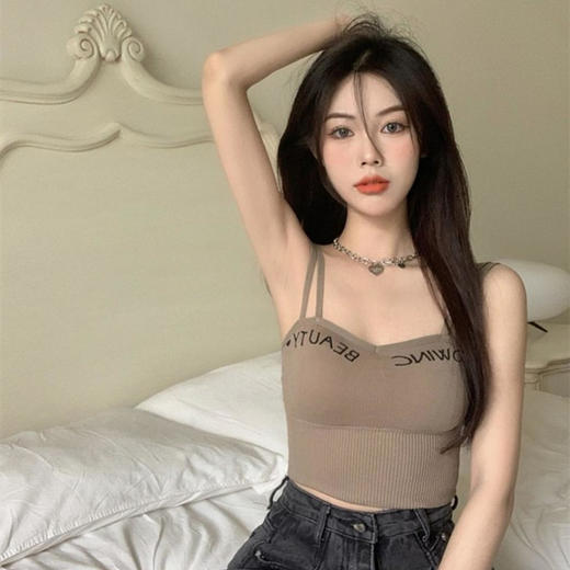 限时买一送一【巨性感！网红美背内衣】大U型聚拢超性感，无钢圈自带胸垫，0束缚超舒服，文胸背心二合一，能外穿的内衣七夕情人节送礼。ry 商品图0