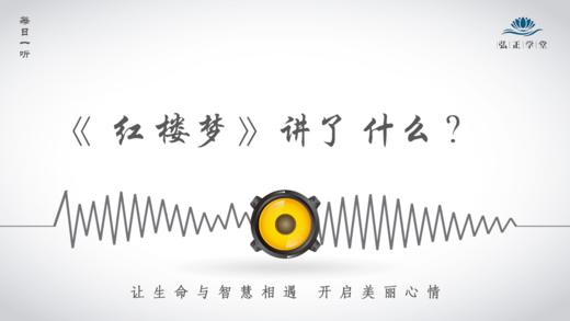 540条丨《红楼梦》讲了什么？题目已全部点出！ 商品图0