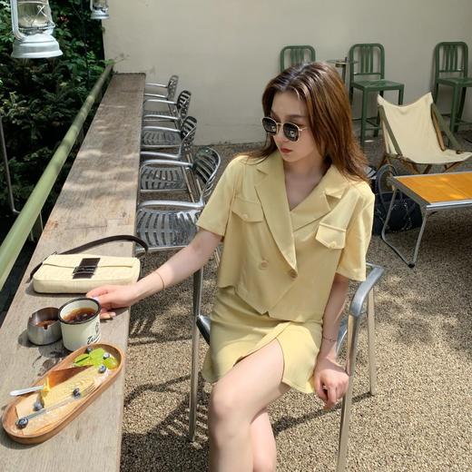 【金蘑菇菇】小鱼姐姐 鬼马精灵夏日西装套装 商品图1