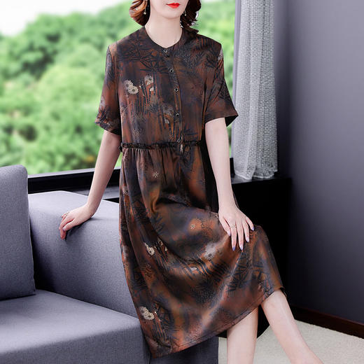 AHM  snwl9952连衣裙夏季新款妈妈裙 商品图0