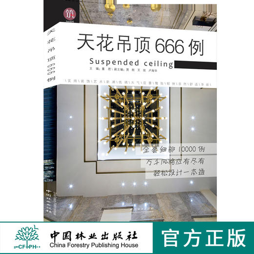 天花吊顶666例9522图解家装细部设计系列室内设计天花板屋顶房顶中国林业出版社官方旗舰店正版畅销书 商品图0