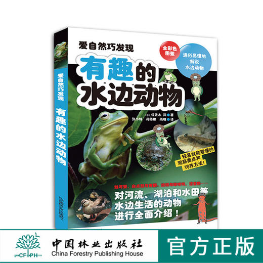 爱自然巧发现 有趣的水边动物 8912 对河流 胡泊和水田等水边生活的动物进行全面解说 通俗易懂地解说水边动物 科普类图册 商品图0