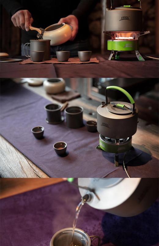 BRS-TC02 户外钛茶具纯钛99.8%便捷收纳钛壶 商品图7