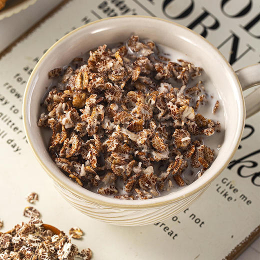 【粗粮代餐】怡小佳高纤即食黑麦片即冲即食百搭吃法轻食人士的优选 商品图2