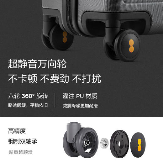 地平线8号LEVEL8旅行箱德国拜耳PC男女28英寸拉杆箱【】 商品图4