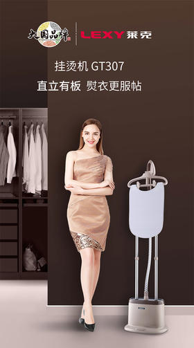 莱克挂烫机GT307家用烫衣服高温蒸汽杀菌双杆小型熨斗商用熨烫机