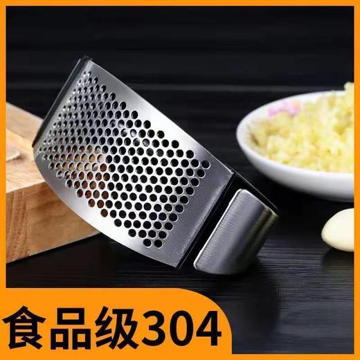 【一压就“蓉”】蒜蓉神器，304不锈钢蒜臼子家用搅切拍蒜末蒜蓉器，捣碎捣蒜环形压蒜器 商品图3