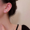 JU-A392新款鱼尾珍珠耳环女 小众设计感蝴蝶耳坠气质耳钉耳饰 商品缩略图2