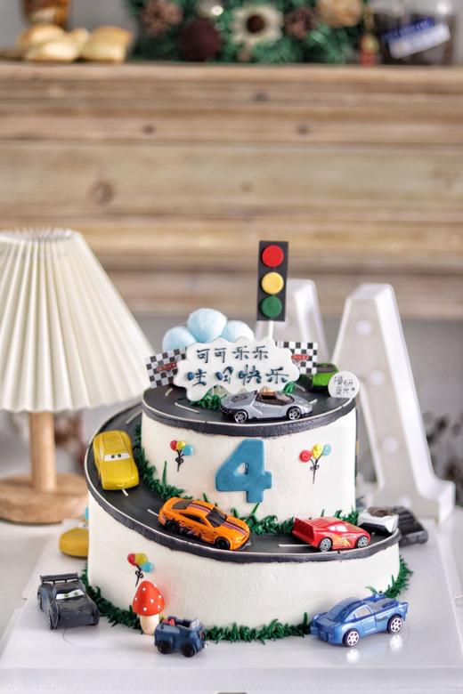 【生日蛋糕】公路小汽车主题款 商品图0