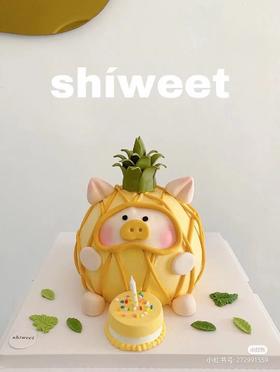 【生日蛋糕】菠萝小猪