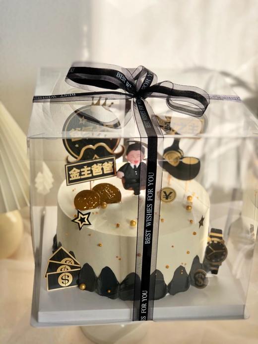 男士蛋糕-金主爸爸 一鲜奶动物奶油蛋糕 商品图1