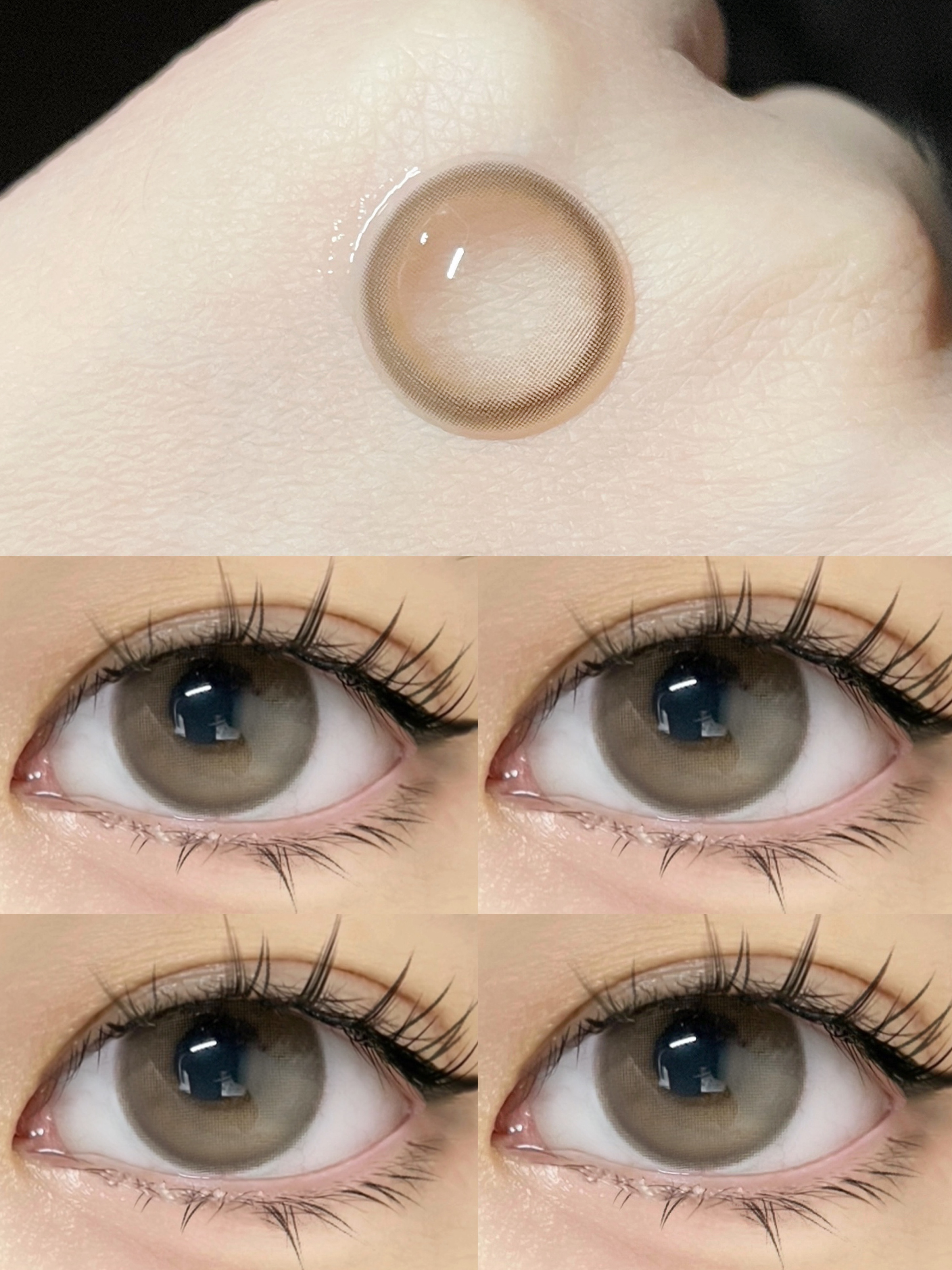 Chonos日抛隐形眼镜 超级乳茶14.5mm 1盒/10片-VVCON美瞳网9