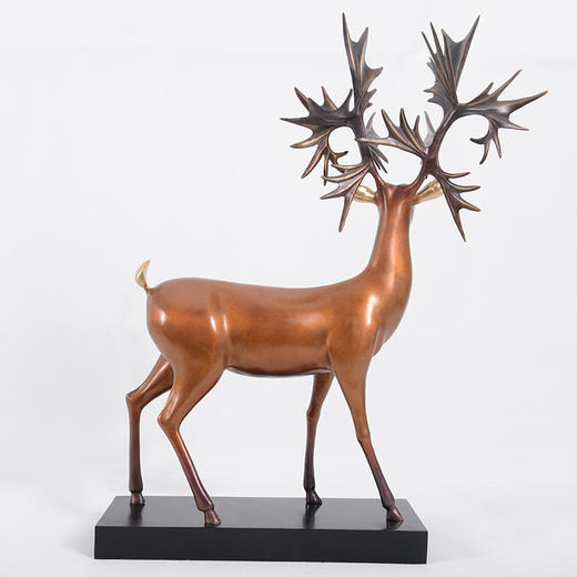 宇达青铜全铜摆件《鸿运当头》创意礼品 工艺品 家居饰品摆件 商品图0