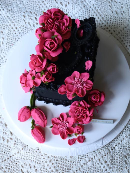 维多利亚的秘密（高级喷砂韩式裱花）（尺寸长14cm 宽9cm) 商品图4