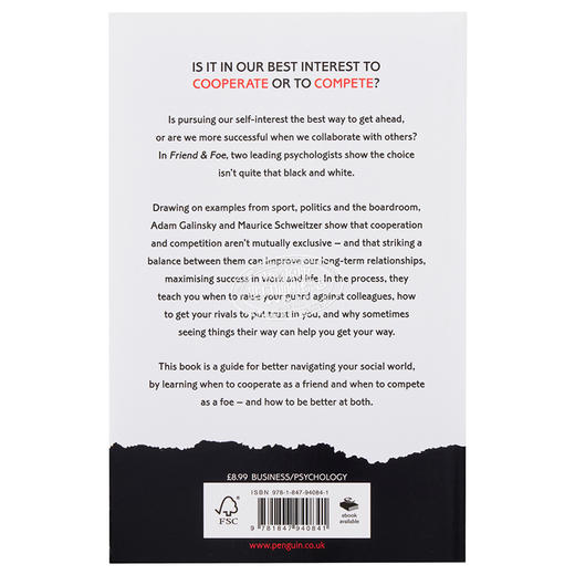 预售 【中商原版】朋友和敌人	英文原版	Friend and Foe 商品图1