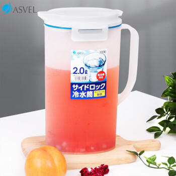 阿司倍鹭（ASVEL）塑料冷水壶大容量凉水壶泡茶壶果汁壶扎壶食品级耐高温日本进口2L 商品图7