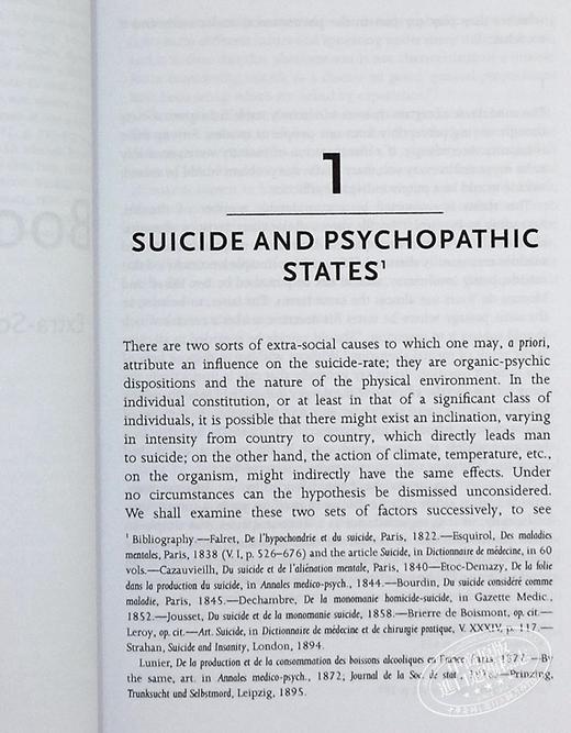 【中商原版】[英文原版]Suicide: A Study in Sociology 自杀论（涂尔干） 商品图6