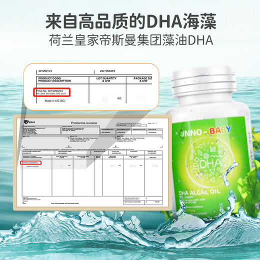 英珞维 dha藻油婴儿婴幼儿海藻油儿童营养品非鱼油宝宝记忆力 60粒 商品图1
