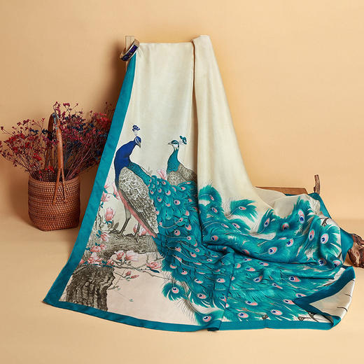 【春夏美丽丝巾】雀语印花围巾 | 现货加急发 商品图2