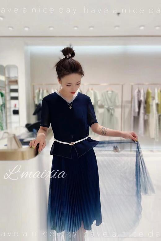 2楼L.MAIXIA连衣裙渐变色22年新款 商品图1