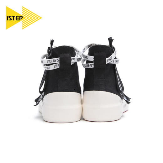 iSTEP高帮帆布鞋2023新款学生百搭韩版男女同款经典潮流板鞋 商品图2