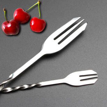 全适304不锈钢长吧勺长柄搅拌棒调酒棒奶茶搅拌勺酒吧匙鸡尾酒调酒勺 商品图2