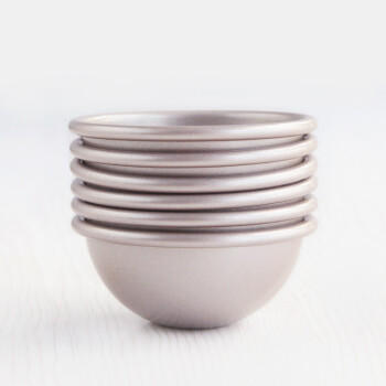 学厨 雪媚娘模具半圆果冻布丁慕斯小蛋糕模 7cm烘焙模具 6只装 商品图1