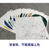 李晓明工笔花鸟画白描底稿牡丹一套十二幅册页尺寸38×41厘米花鸟线稿KF22 商品缩略图3