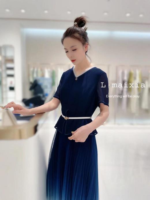 2楼L.MAIXIA连衣裙渐变色22年新款 商品图0