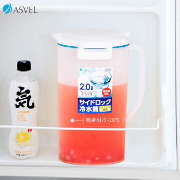 阿司倍鹭（ASVEL）塑料冷水壶大容量凉水壶泡茶壶果汁壶扎壶食品级耐高温日本进口2L 商品图5