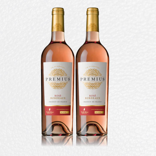 【双瓶优惠】普莱密斯庄园波尔多桃红AOP葡萄酒 Premius Bordeaux Rose AOP 2*750ml 商品图0