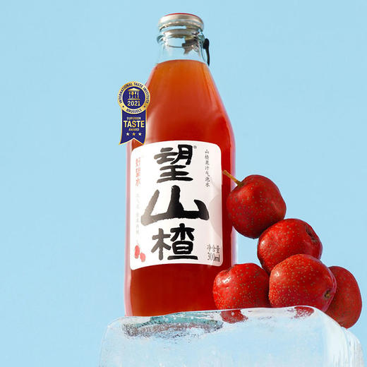 好望水望山300ml*6瓶 山楂气泡水 山楂汁饮料气泡水 果汁 饮品 健康饮料 夏日饮品 山楂果汁气泡水  商品图0