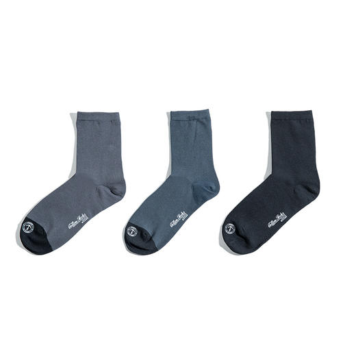 工装优选日系复古防臭透气印花中筒袜春夏吸汗纯色运动防滑袜子男 商品图4