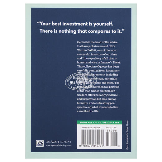 【中商原版】巴菲特——用他自己的话来说 英文原版 Warren Buffett: In His Own Words 商品图1