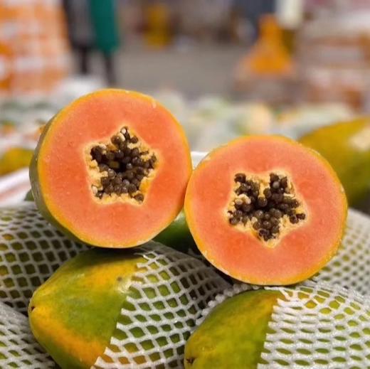 【红心木瓜】牛奶木瓜香甜润红，肉厚多汁，独特的口味，一口爱上它的美味 商品图1