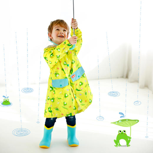 【bay-b】儿童雨衣 全身带书包位 商品图4
